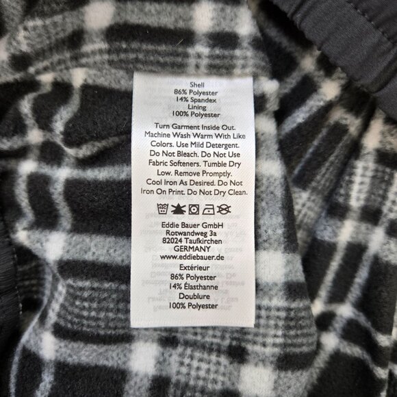 Eddie Bauer Flannel Lined Activewear Cargo Pants Size 14 - Picture 8 of 8